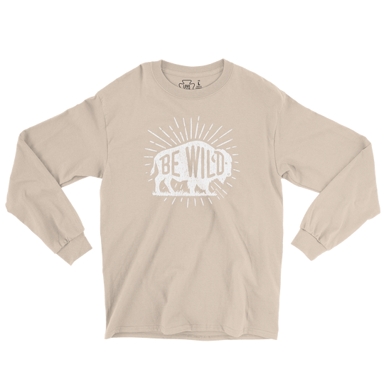 Be Wild Bison Long Sleeve Tee