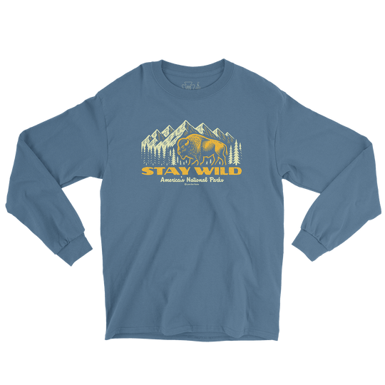 Stay Wild Bison Long Sleeve Tee