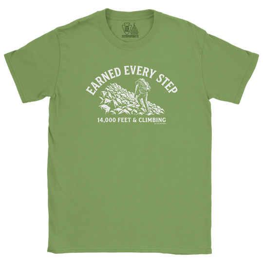 Earned Every Step 14er Tee