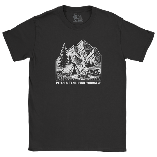 Pitch A Tent Find Yourself Tee