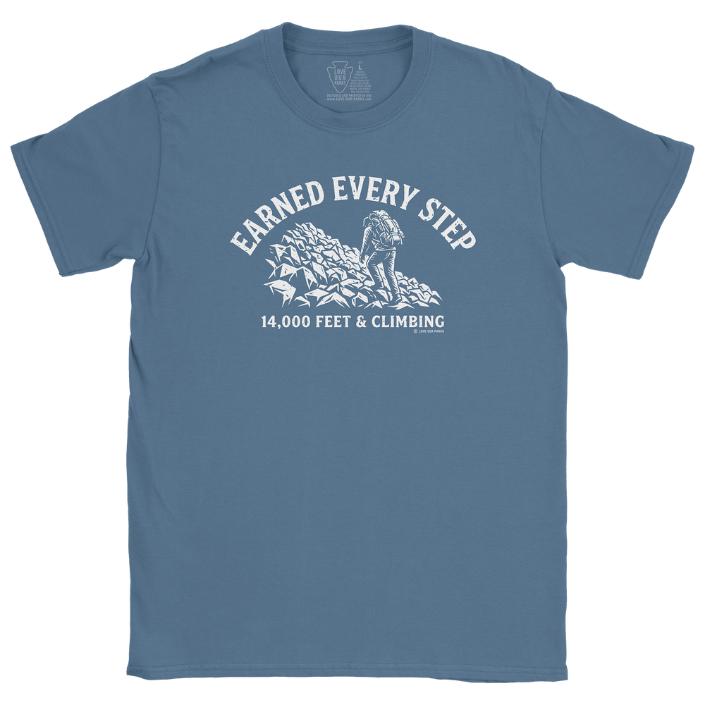 Earned Every Step 14er Tee