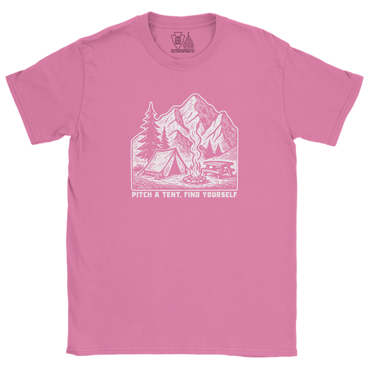 Pitch A Tent Find Yourself Tee