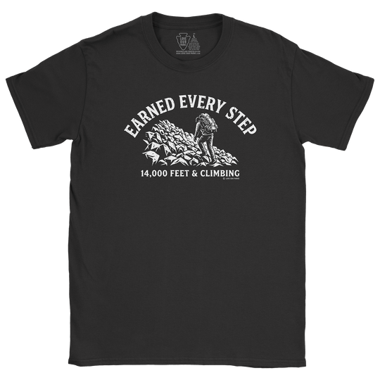 Earned Every Step 14er Tee