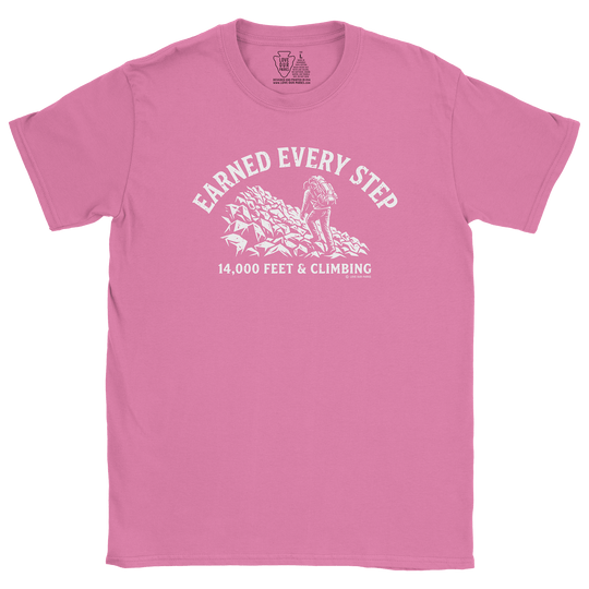Earned Every Step 14er Tee