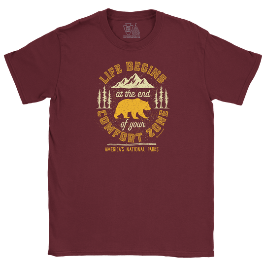 Life Begins at the End of Your Comfort Zone Tee