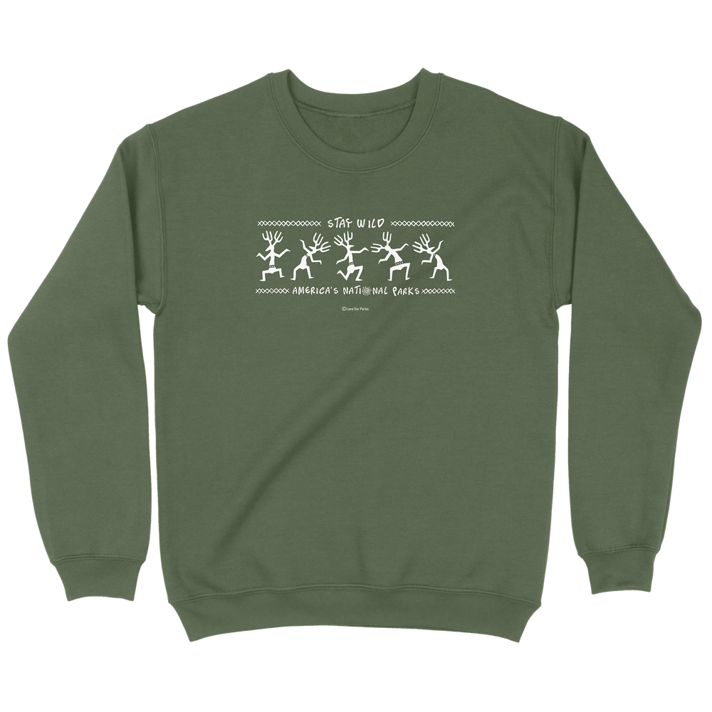Stay Wild Petroglyphs Sweatshirt