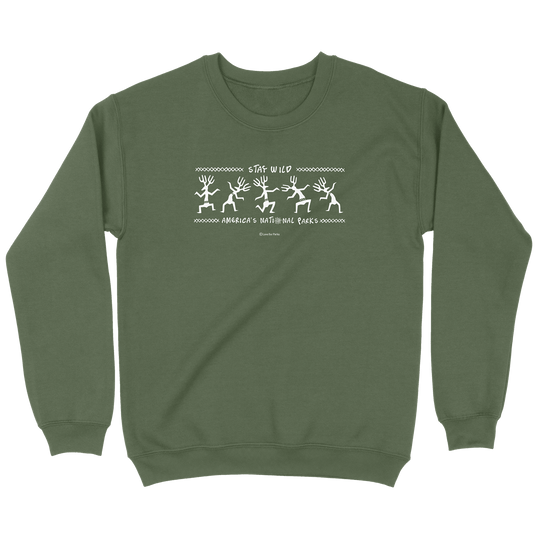 Stay Wild Petroglyphs Sweatshirt