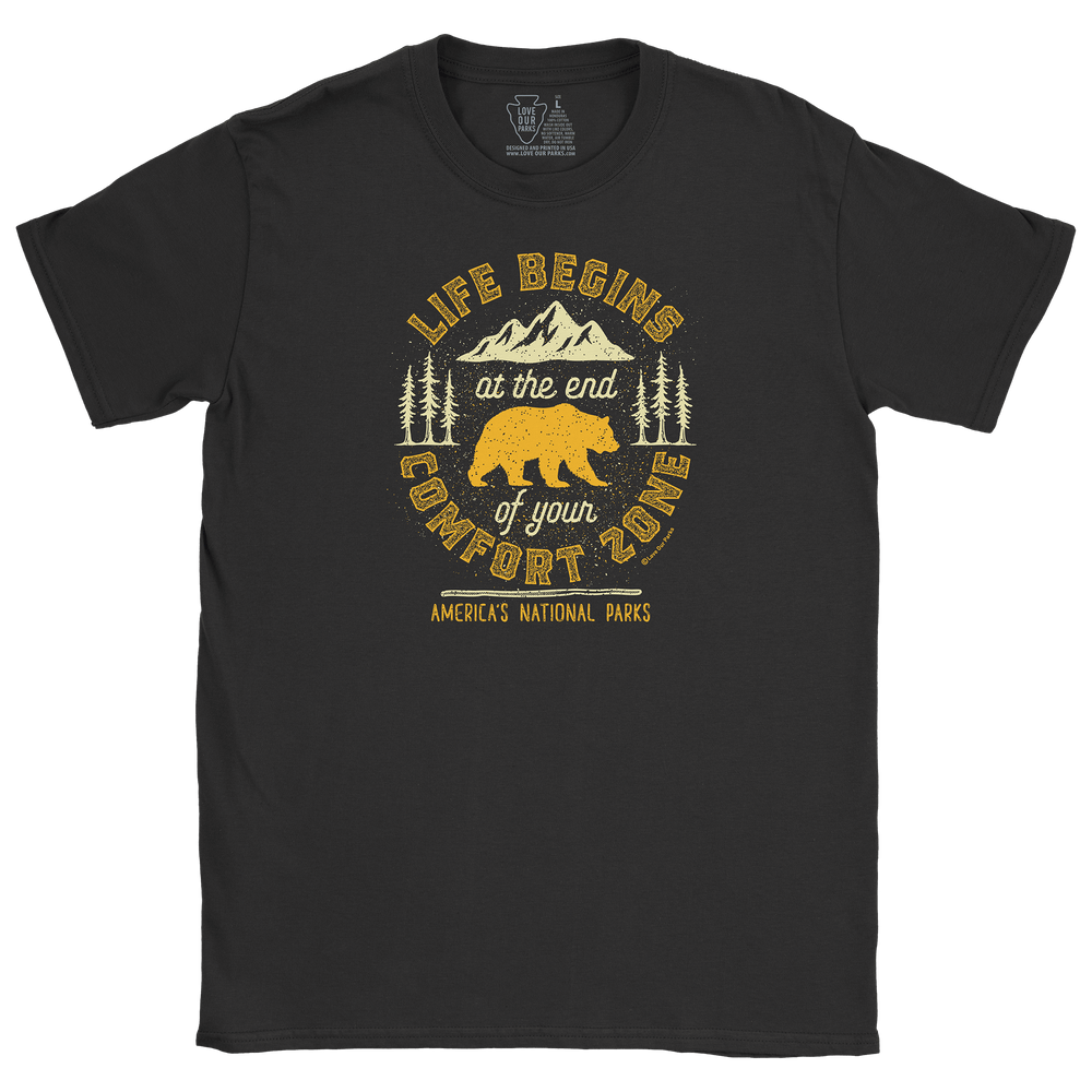 Life Begins at the End of Your Comfort Zone Tee