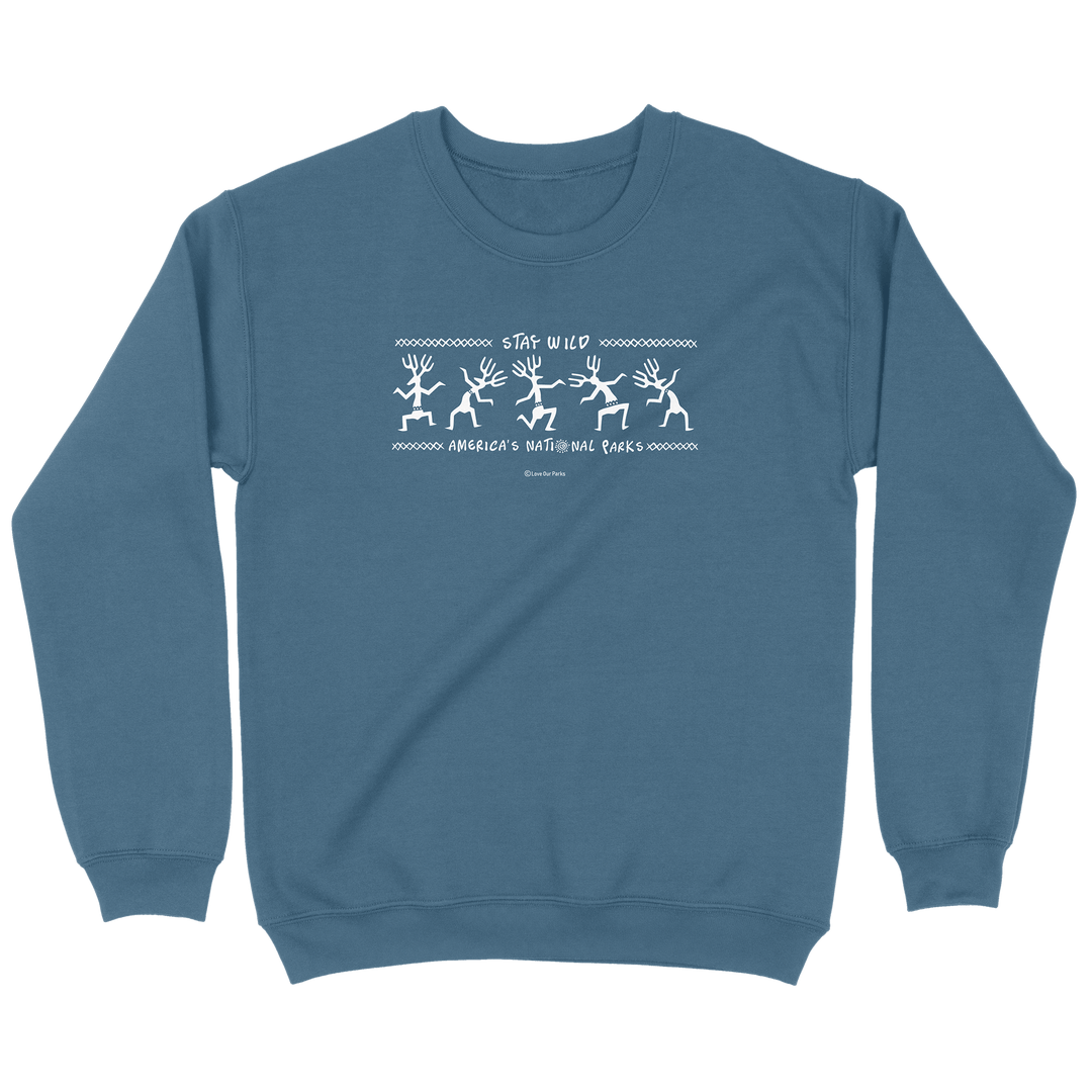 Stay Wild Petroglyphs Sweatshirt