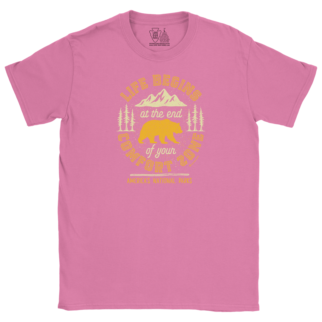 Life Begins at the End of Your Comfort Zone Tee