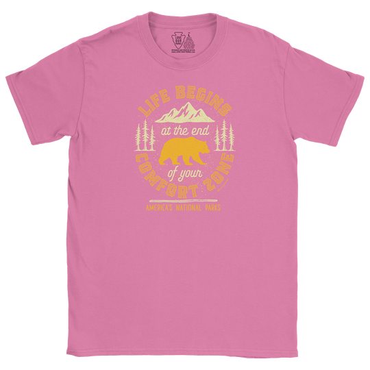 Life Begins at the End of Your Comfort Zone Tee