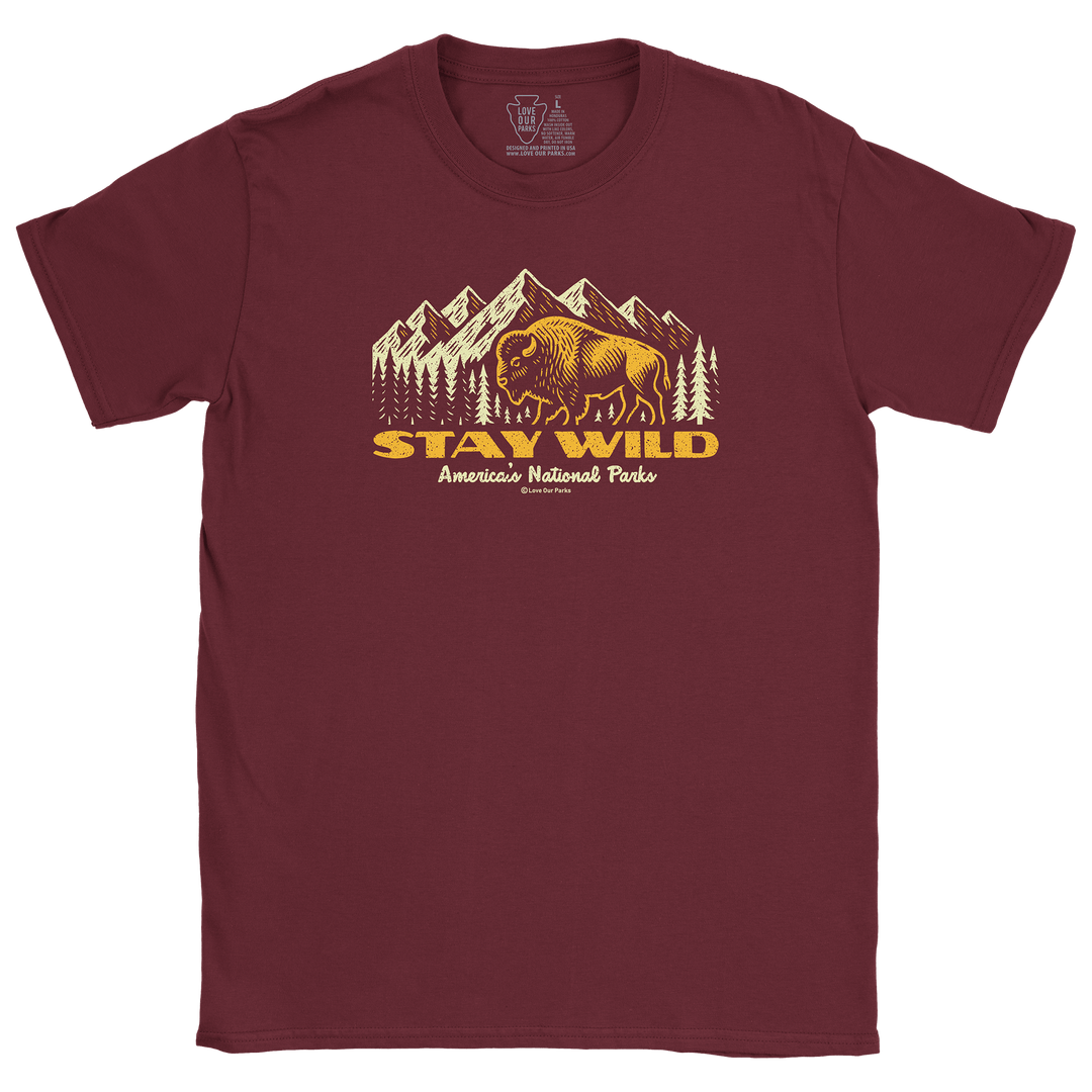 Stay Wild Bison Tee