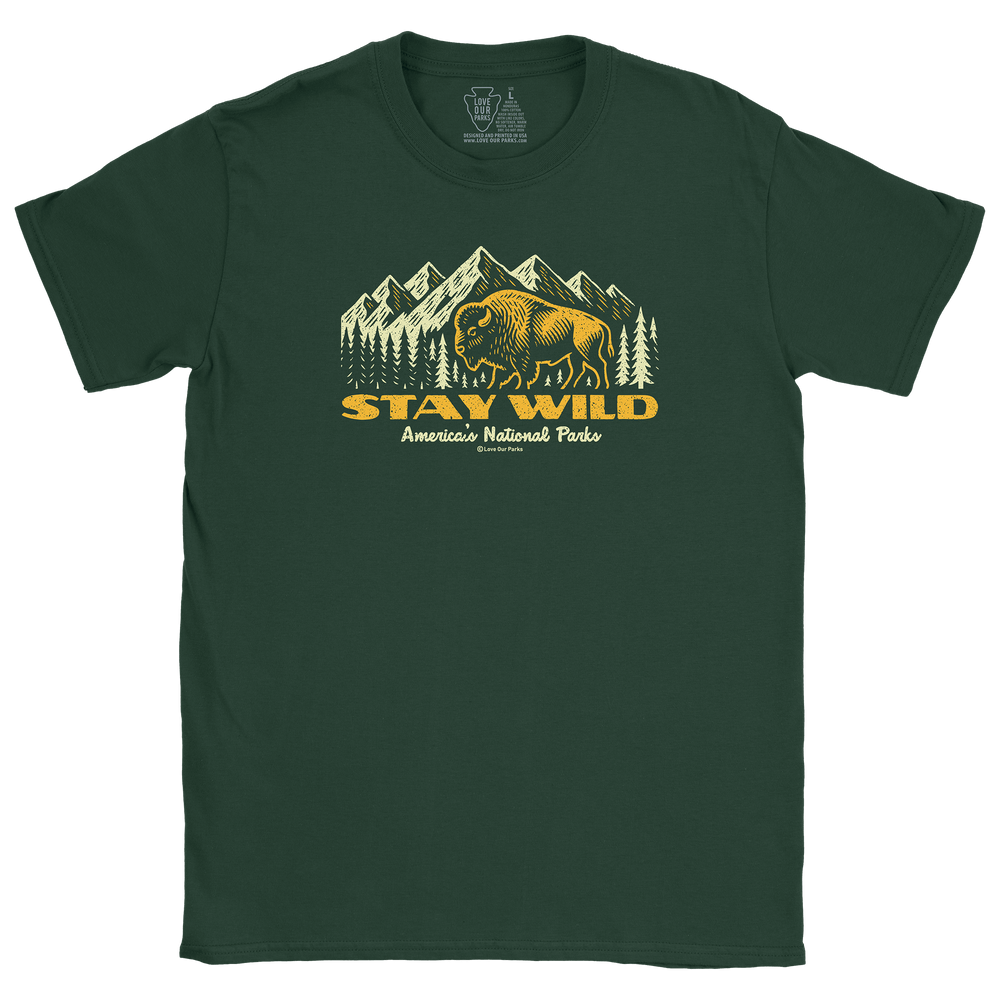 Stay Wild Bison Tee