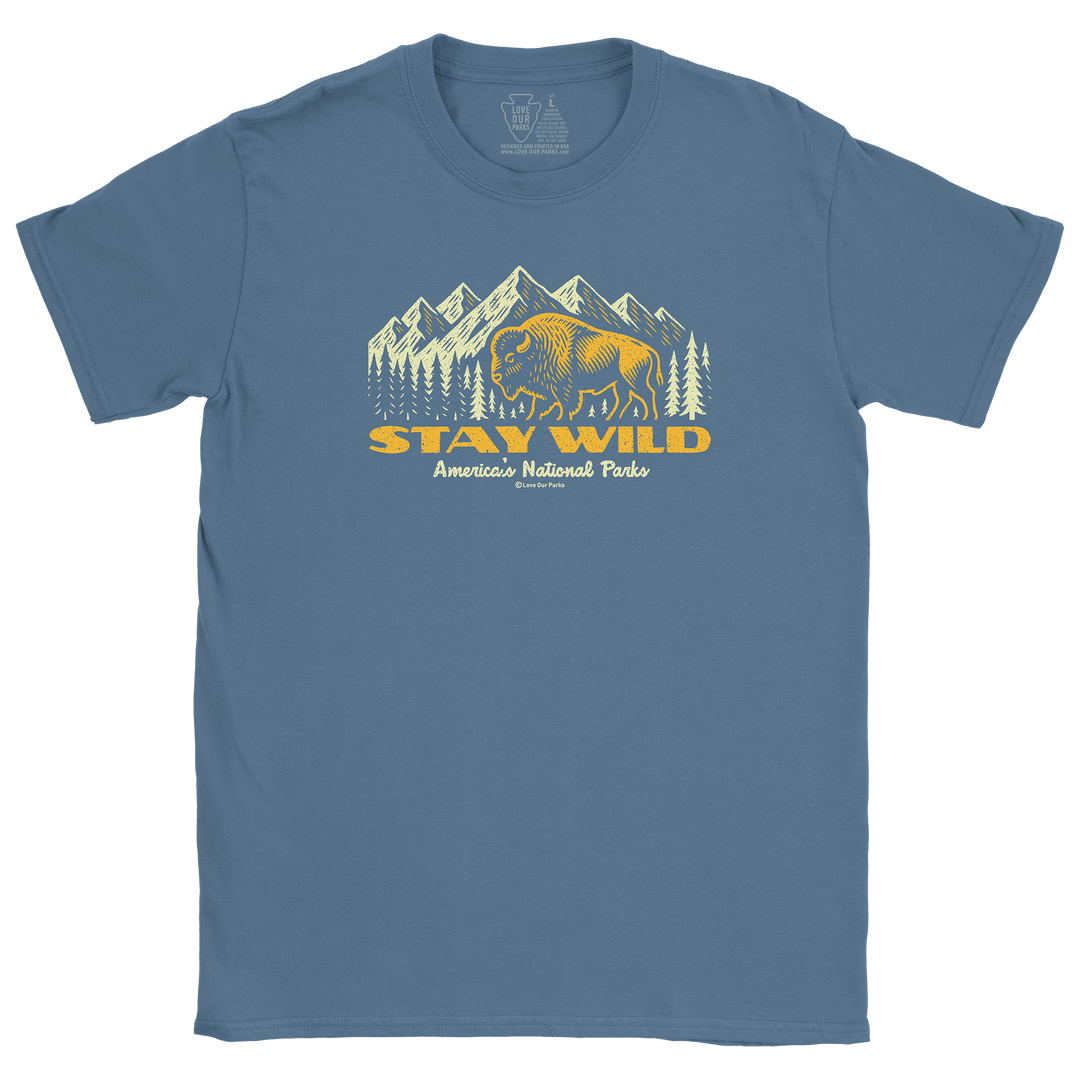 Stay Wild Bison Tee