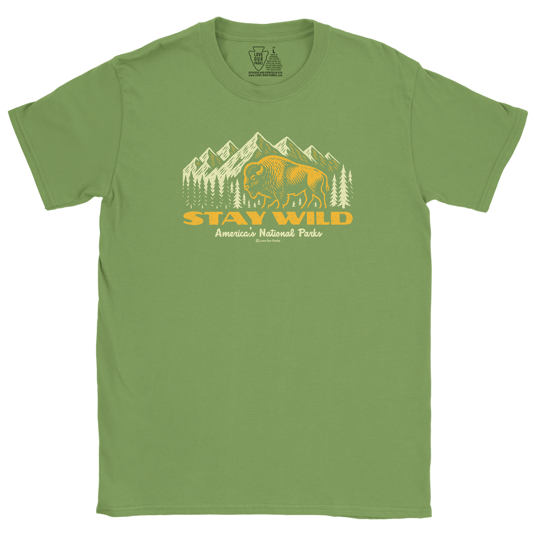 Stay Wild Bison Tee