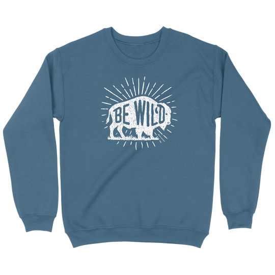 Be Wild Bison Sweatshirt