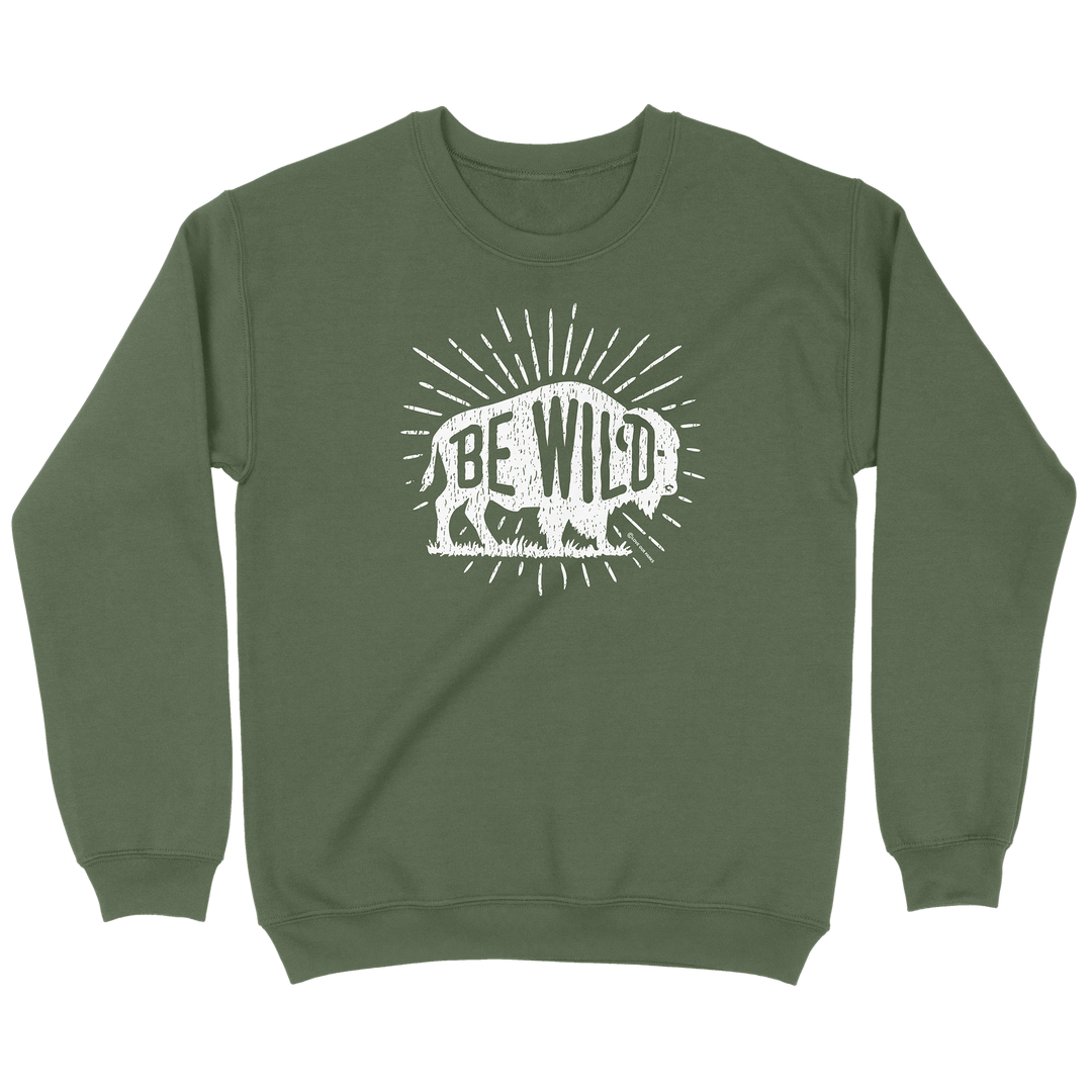 Be Wild Bison Sweatshirt