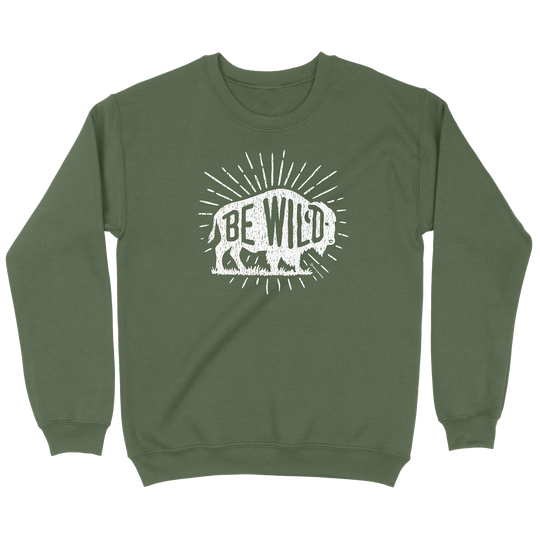 Be Wild Bison Sweatshirt