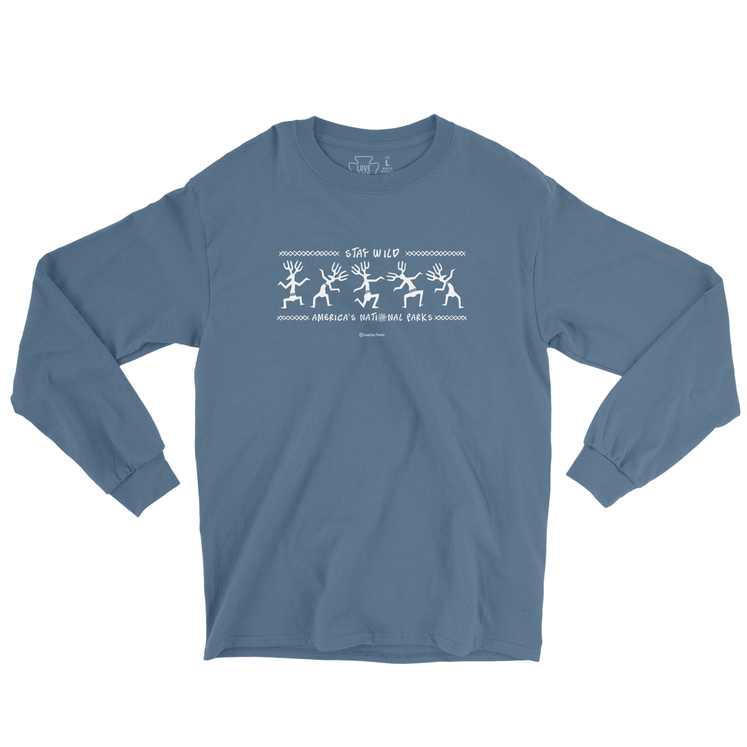 Stay Wild Petroglyphs Long Sleeve Tee