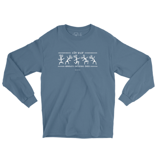 Stay Wild Petroglyphs Long Sleeve Tee