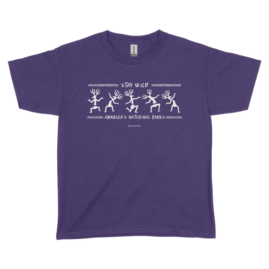 Stay Wild Petroglyphs Youth Tee