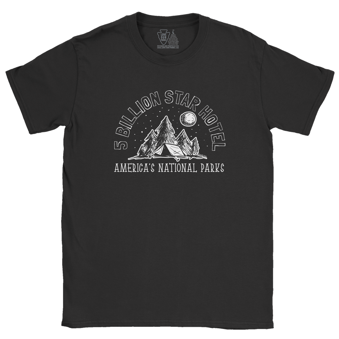 5 Billion Star Hotel America's National Parks Camping Shirt 5 Billion Star Hotel America's National Parks Camping Shirt