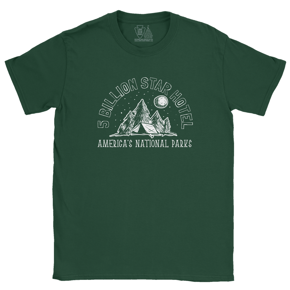 5 Billion Star Hotel America's National Parks Camping Shirt 5 Billion Star Hotel America's National Parks Camping Shirt