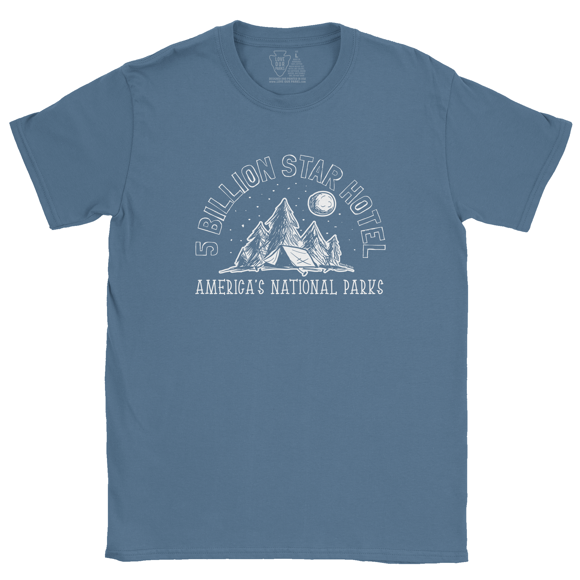 5 Billion Star Hotel America's National Parks Camping Shirt 5 Billion Star Hotel America's National Parks Camping Shirt