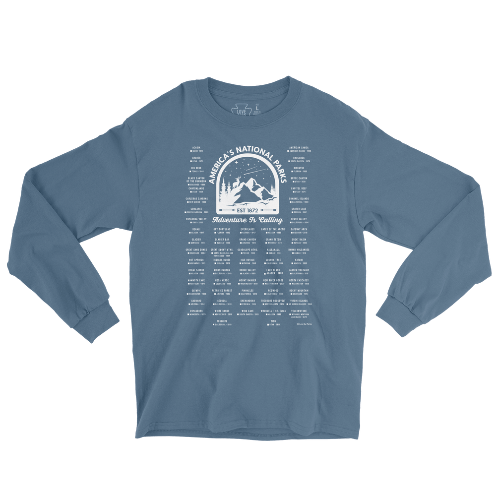 Mark Your 63 Parks Long Sleeve Tee