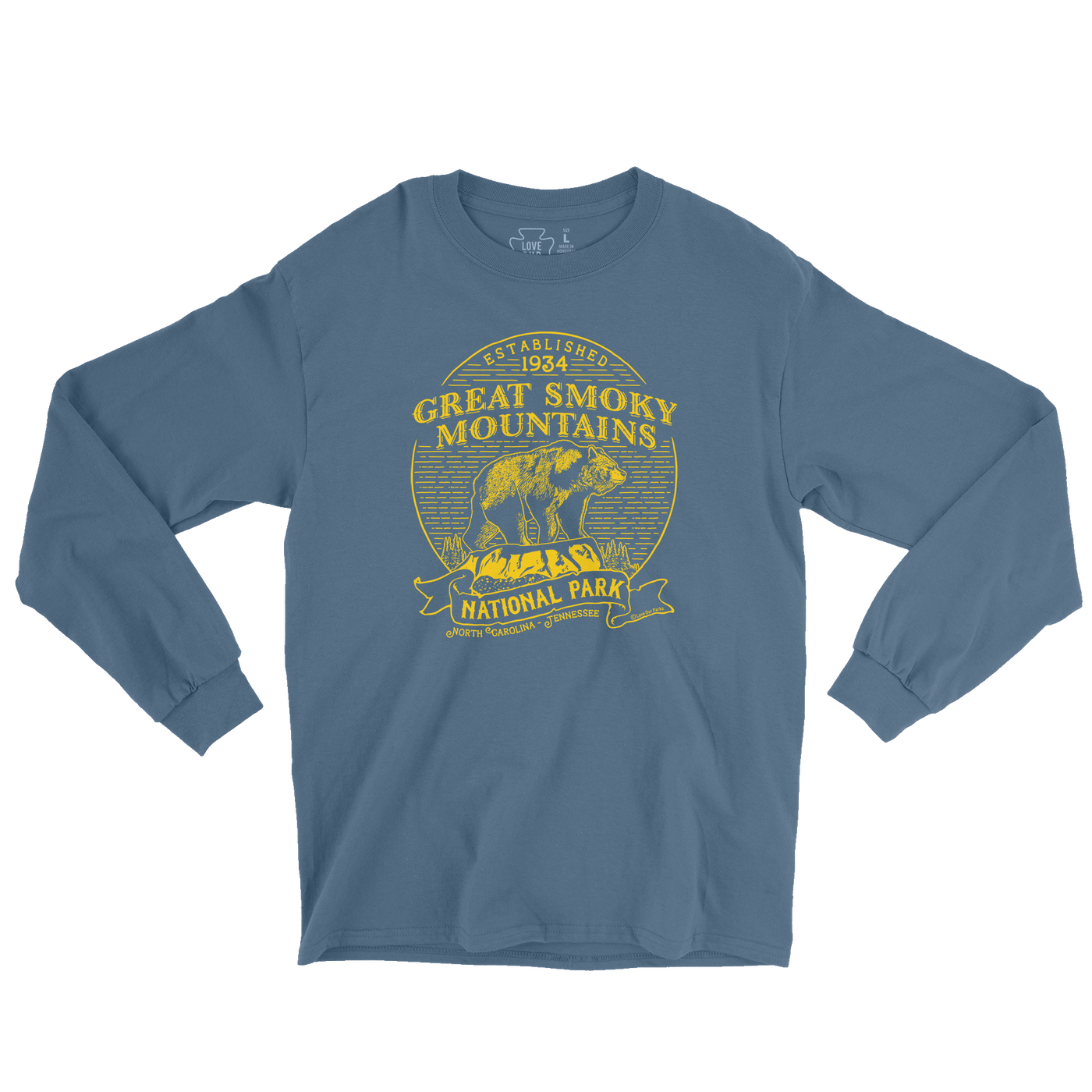 Great Smoky Mountains National Park Vintage Long Sleeve Tee