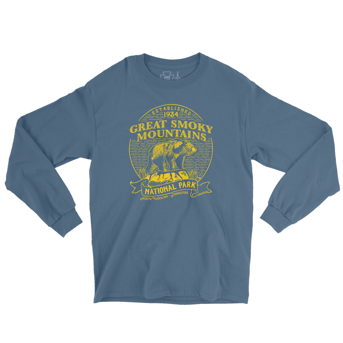 Great Smoky Mountains National Park Vintage Long Sleeve Tee Love Our great-smoky-mountains-national-park-vintage-long-sleeve-tee-love-our
