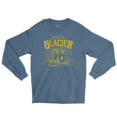 Glacier National Park Vintage Long Sleeve Tee