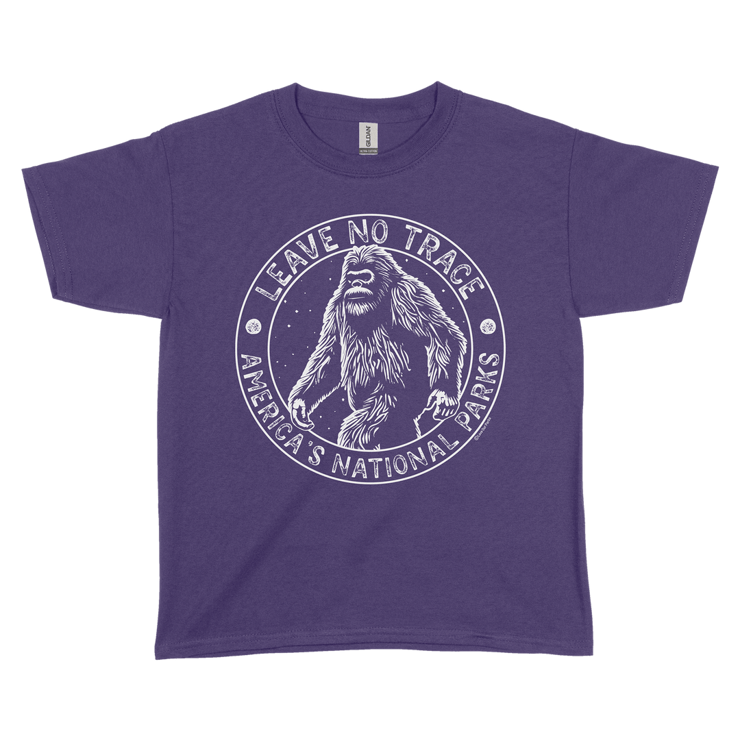 Leave No Trace Bigfoot Youth Tee