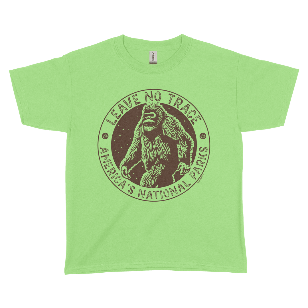 Leave No Trace Bigfoot Youth Tee