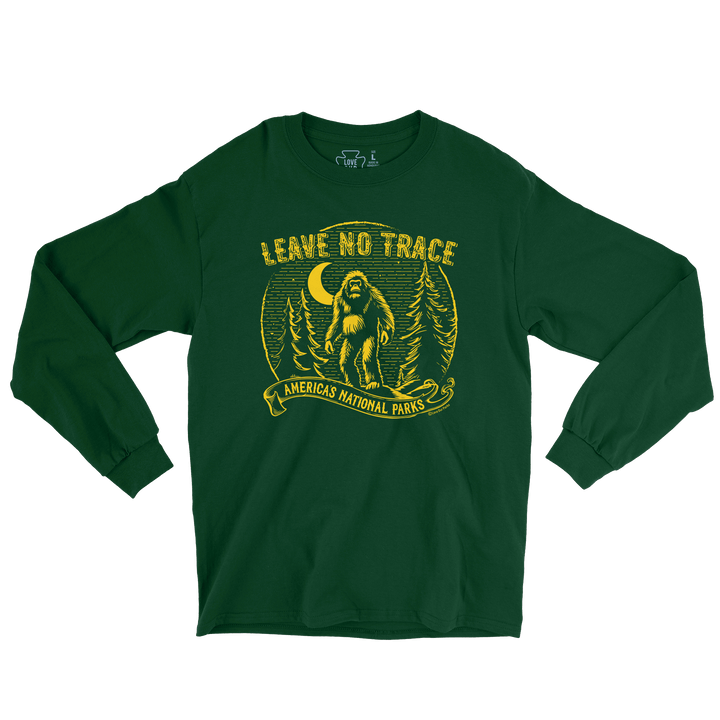 Leave No Trace Bigfoot Vintage Long Sleeve Tee – Love Our Parks