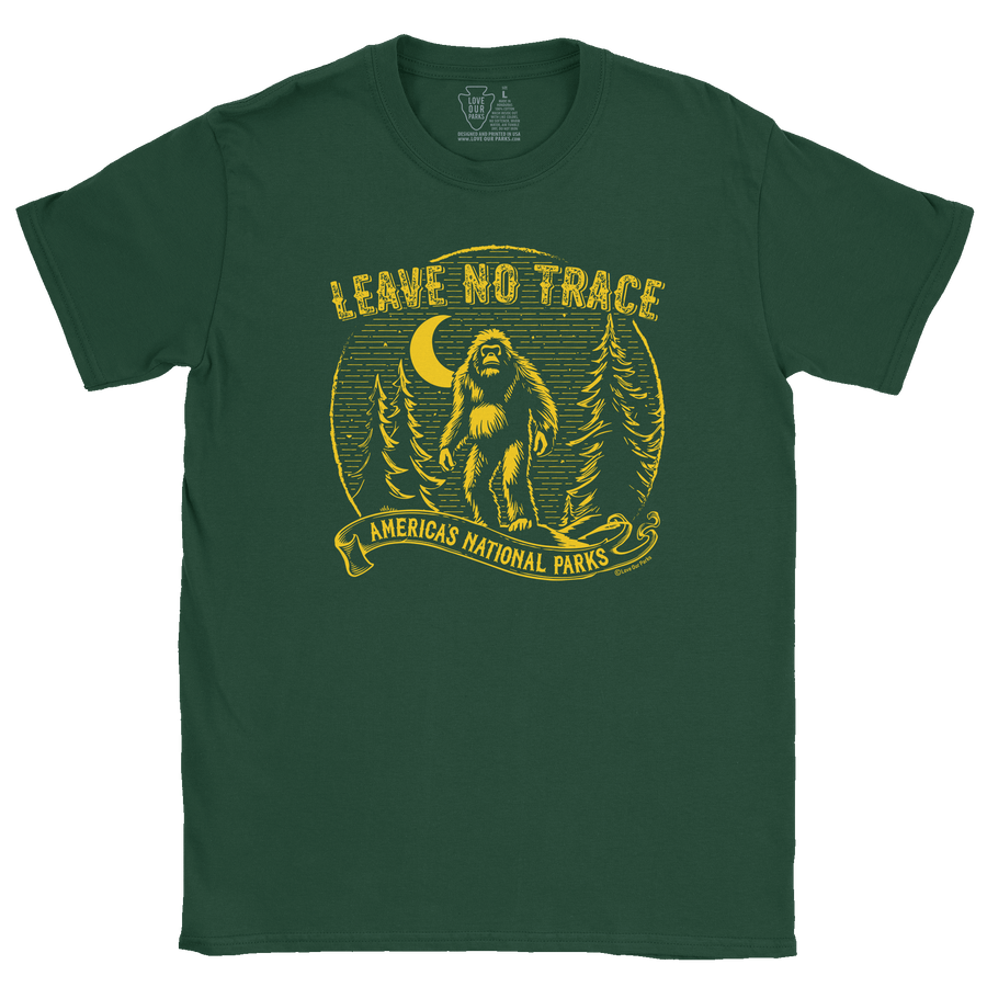Leave No Trace Bigfoot Vintage Tee – Love Our Parks
