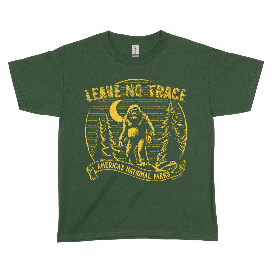 Leave No Trace Bigfoot Vintage Youth Tee