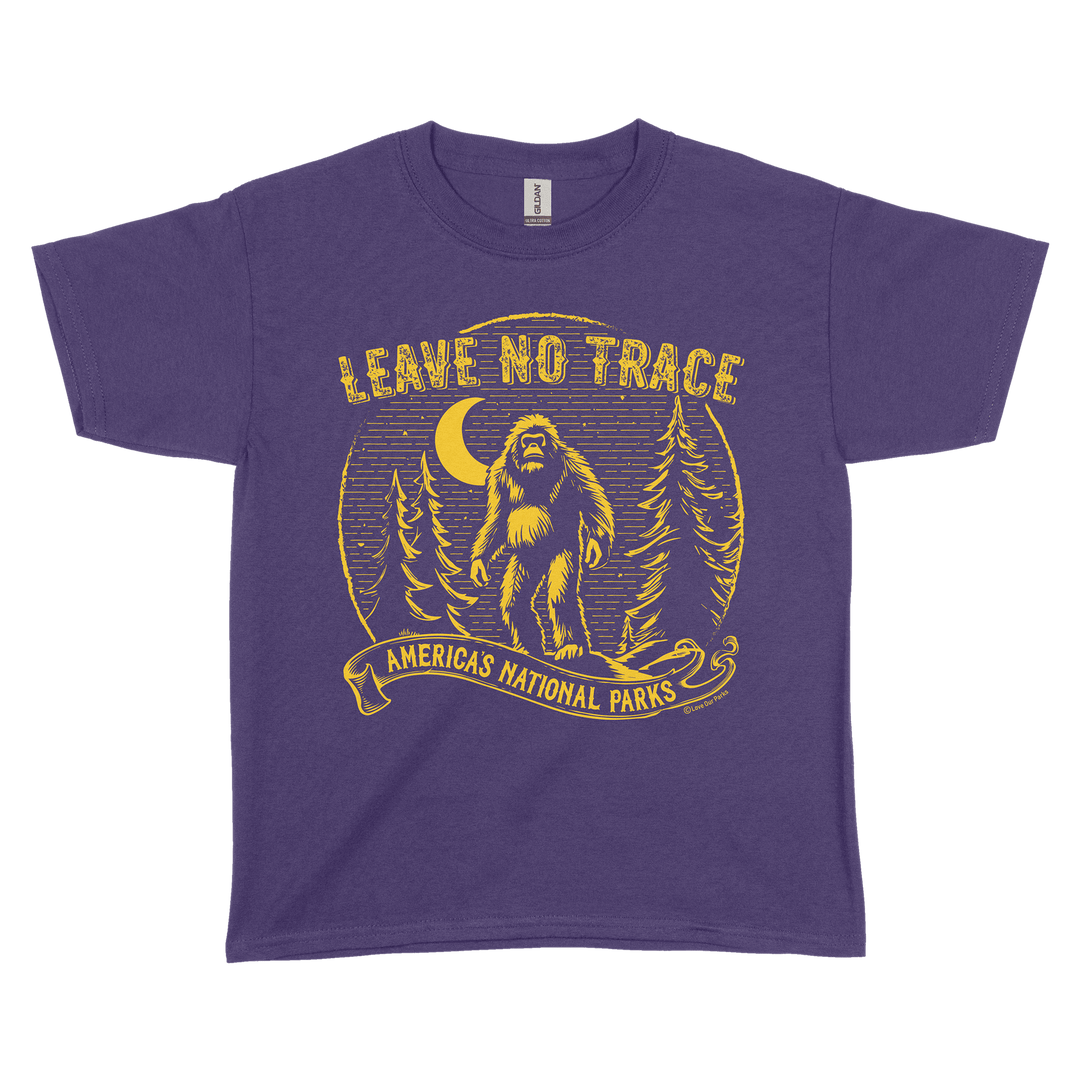 Leave No Trace Bigfoot Vintage Youth Tee