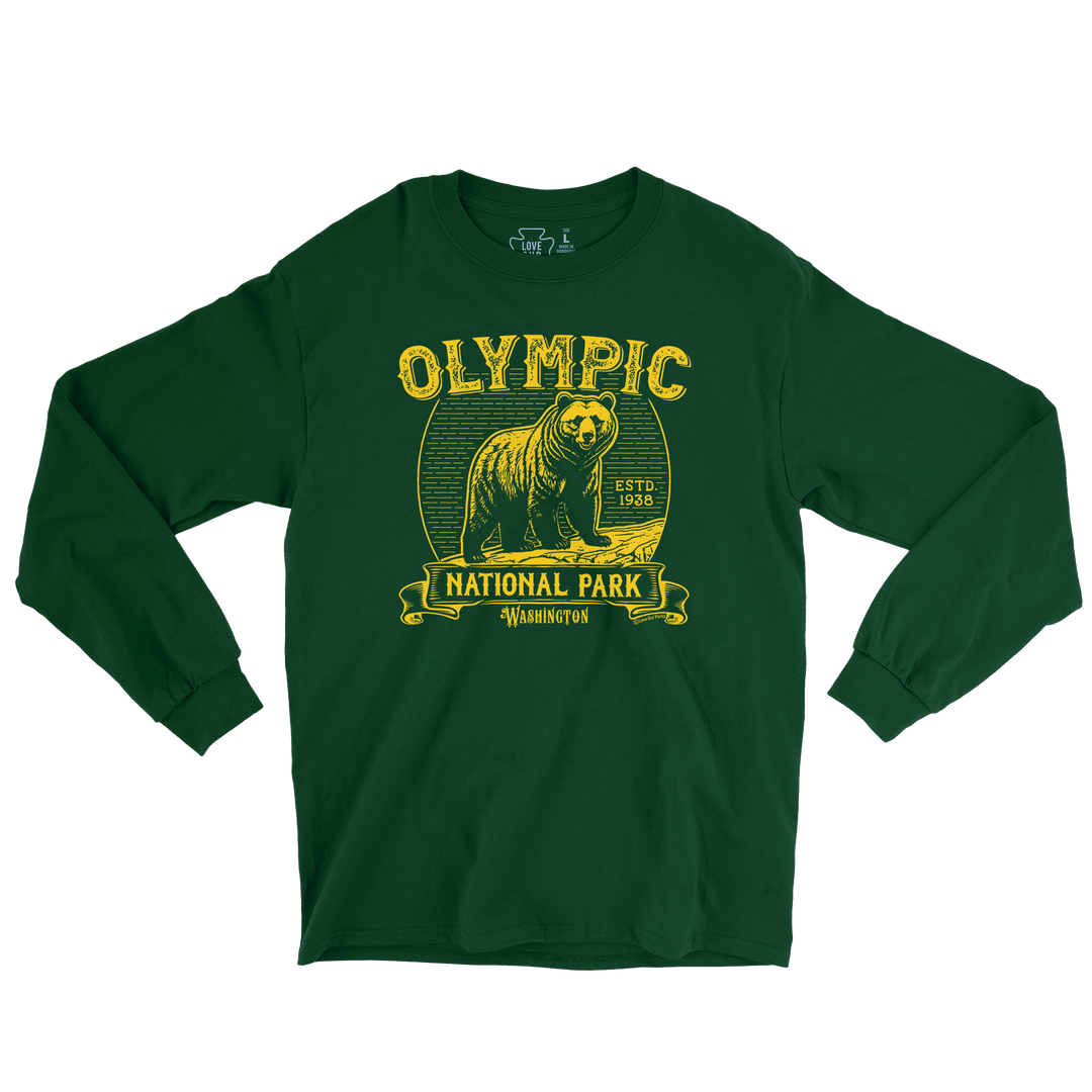 Olympic National Park Vintage Long Sleeve Tee