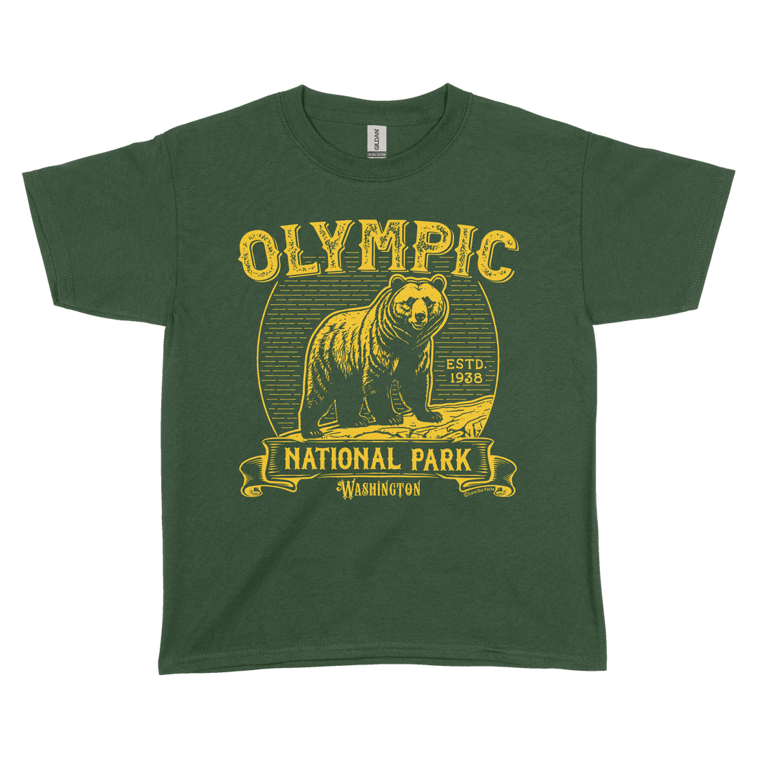 Olympic Natoinal Park Vintage Youth Tee