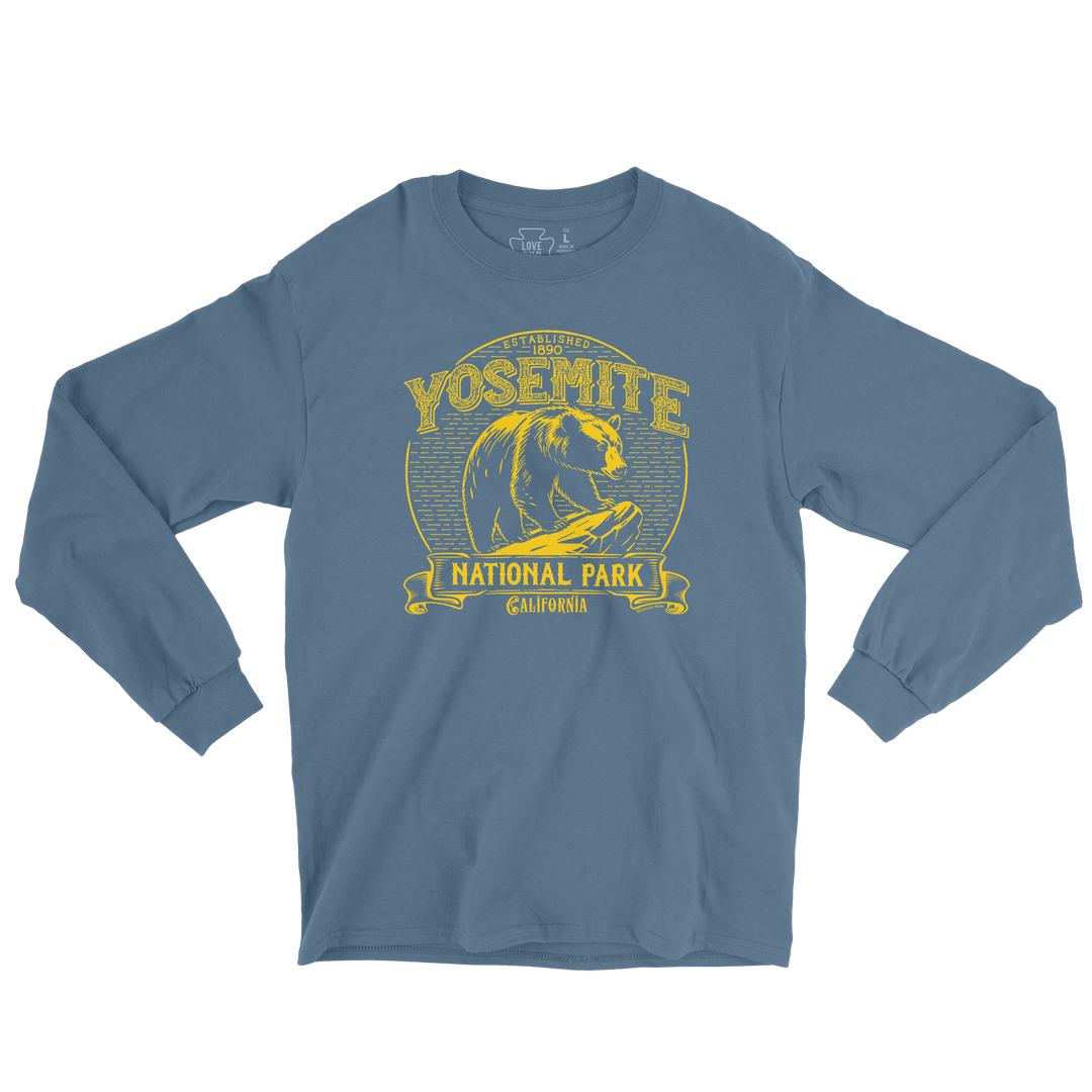 Yosemite National Park Vintage Long Sleeve Tee