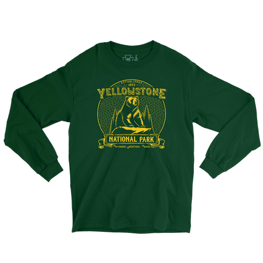 Yellowstone National Park Vintage Long Sleeve Tee