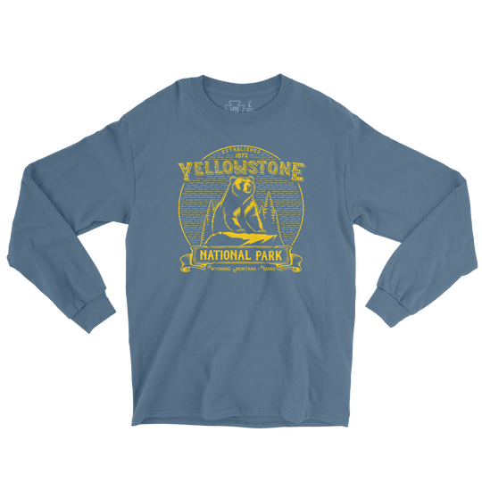 Yellowstone National Park Vintage Long Sleeve Tee