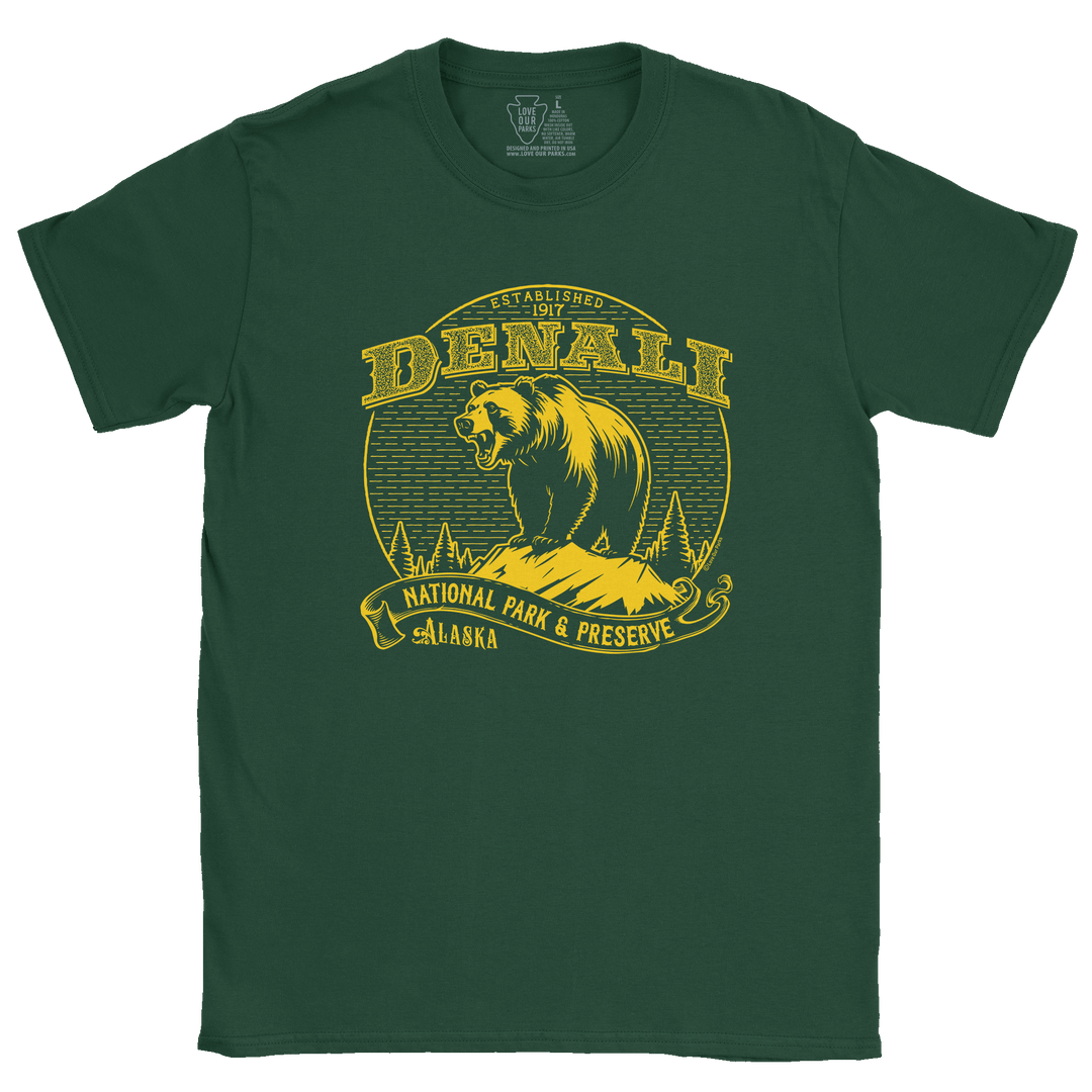 Vintage Denali National Park Alaska T-Shirt Vintage Denali National Park Alaska T-Shirt