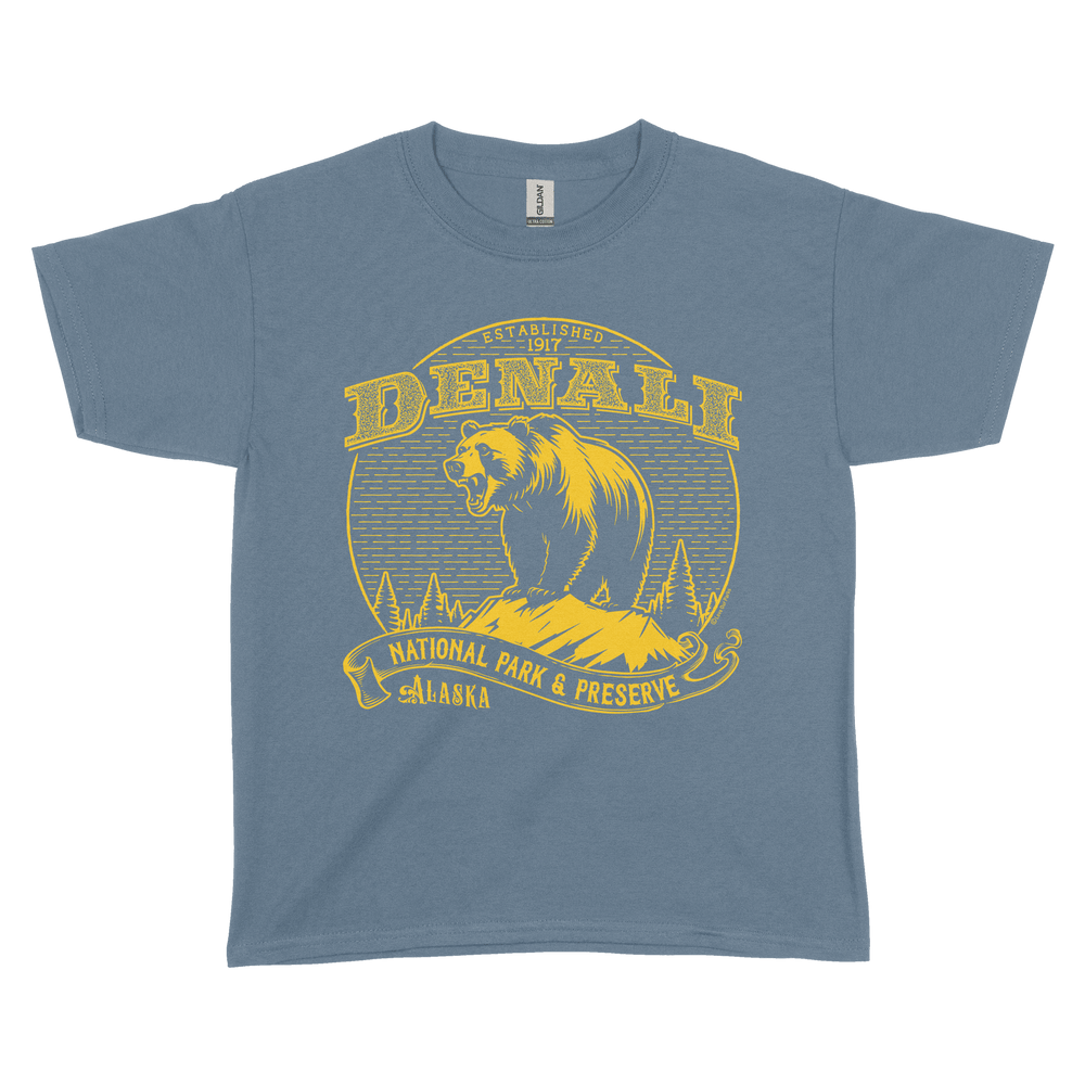 Denali National Park Vintage Youth Tee