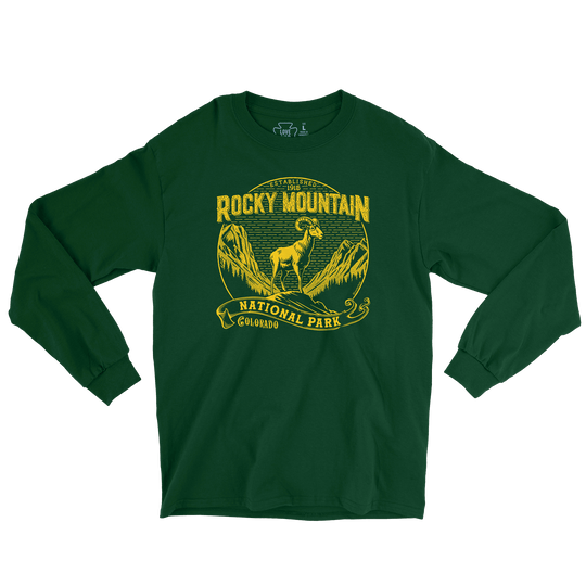 Rocky Mountain National Park Vintage Long Sleeve Tee