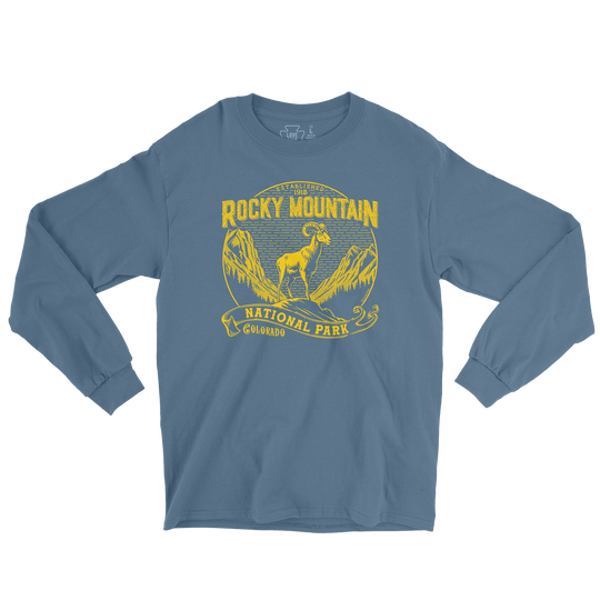 Rocky Mountain National Park Vintage Long Sleeve Tee