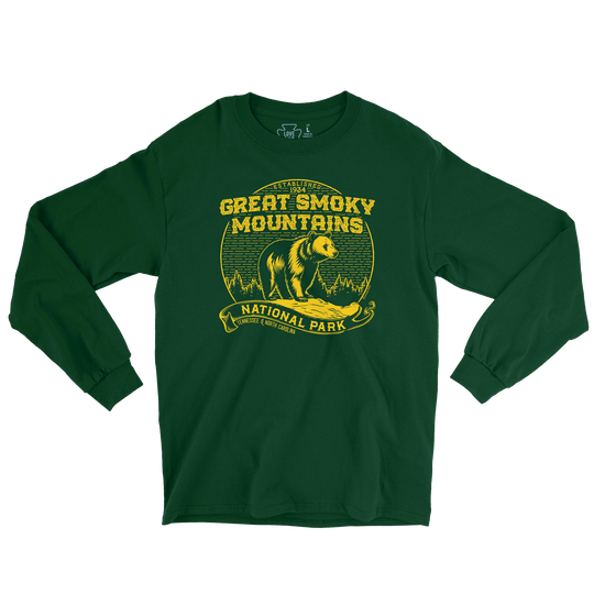 Great Smoky Mountains National Park Vintage Long Sleeve Tee