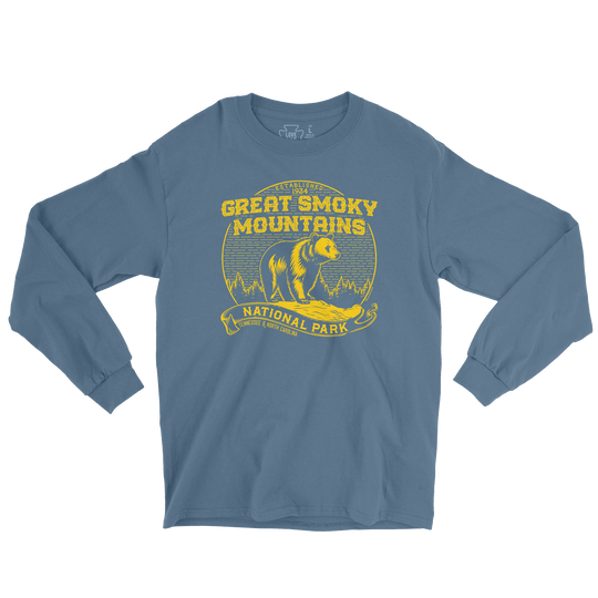 Great Smoky Mountains National Park Vintage Long Sleeve Tee