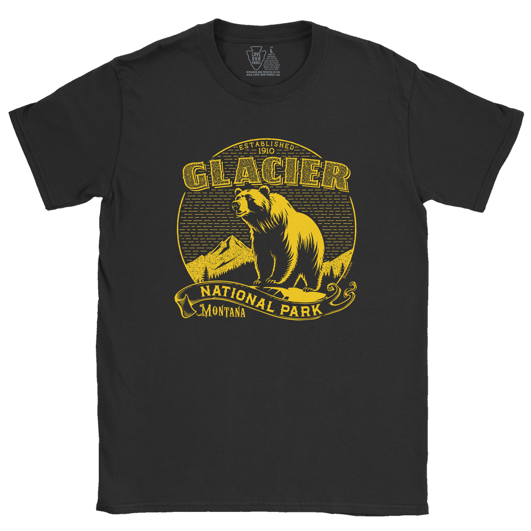 Glacier National Park Vintage T-Shirt